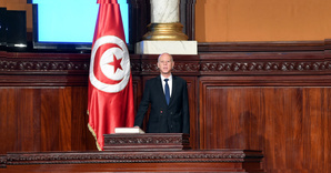 Kaïs Saied, président réélu de la Tunisie