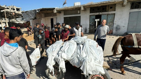 Une frappe israélienne dans le nord de Gaza tue près de 100 personnes dont des femmes et des enfants