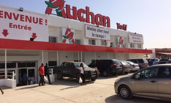 Un magasin Auchan à Dakar (Sénégal)