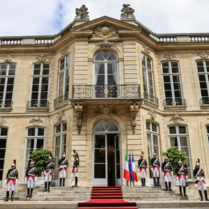 L'hôtel de Matignon, résidence du premier ministre français