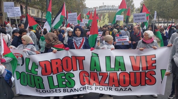 Gaza - Une manifestation à Paris pour dénoncer une « complicité de génocide » avec Israël