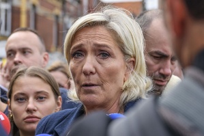 marine Le Pen, la cheffe du Rassemblement national