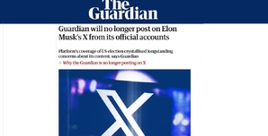 Le quotidien britannique The Guardian annonce son retrait de la plateforme X d’Elon Musk