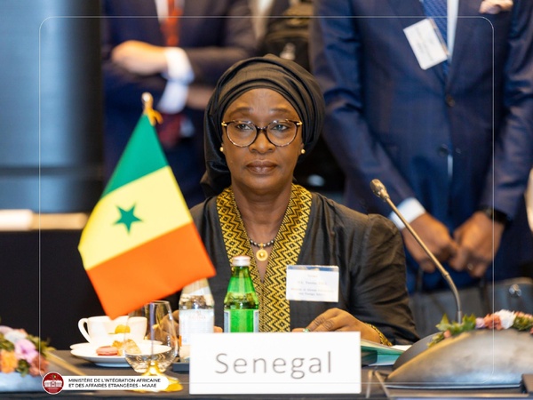 Yassine Fall, ministre de l'Intégration africaine et des Affaires étrangères du Sénégal