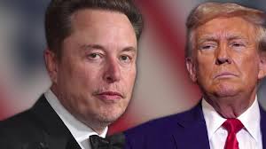 Donald Trump (d) et Elon Musk