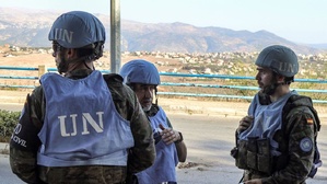 Des soldats de la Force intérimaire des Nations unies au Liban (FINUL)