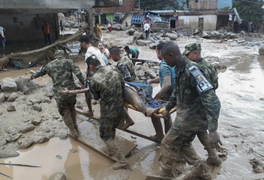 Colombie: Le bilan de la coulée de boue passe à 234 morts