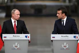Dialogue musclé sur la Syrie et les droits de l'Homme entre Poutine et Macron