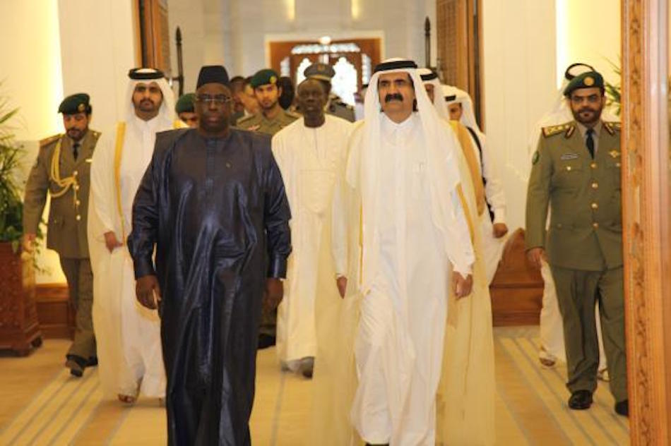 Président Sall avec l'émir Cheikh Al-Thani