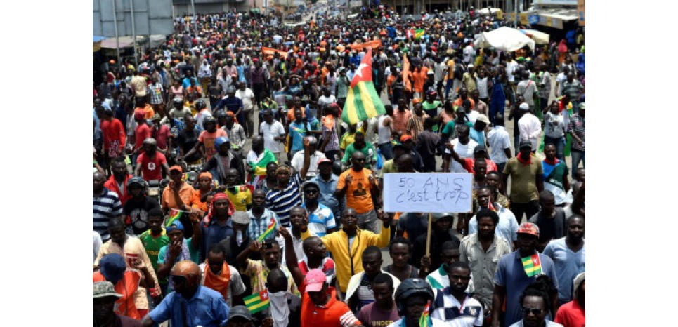 Togo: marée humaine dans les rues de Lomé à l'appel de l'opposition