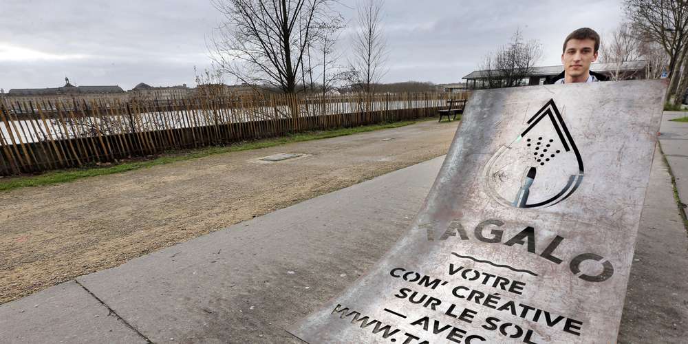 Bordeaux, Lyon et Nantes vont tester les publicités éphémères sur les trottoirs