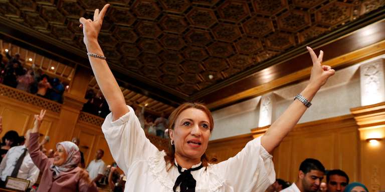 Souad Abderrahim, candidate d'Ennahdha, élue première femme maire de Tunis