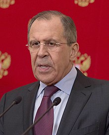 Serguei Lavrov, ministre russe des Affaires étrangères