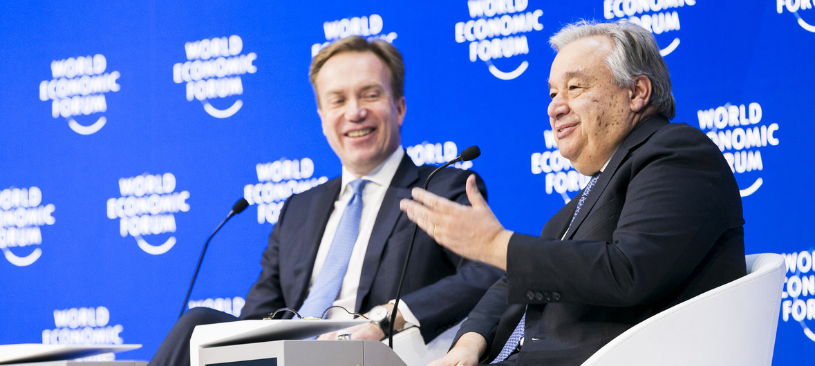 Davos : Dans un monde fragmenté, le chef de l’ONU plaide pour un multilatéralisme efficace