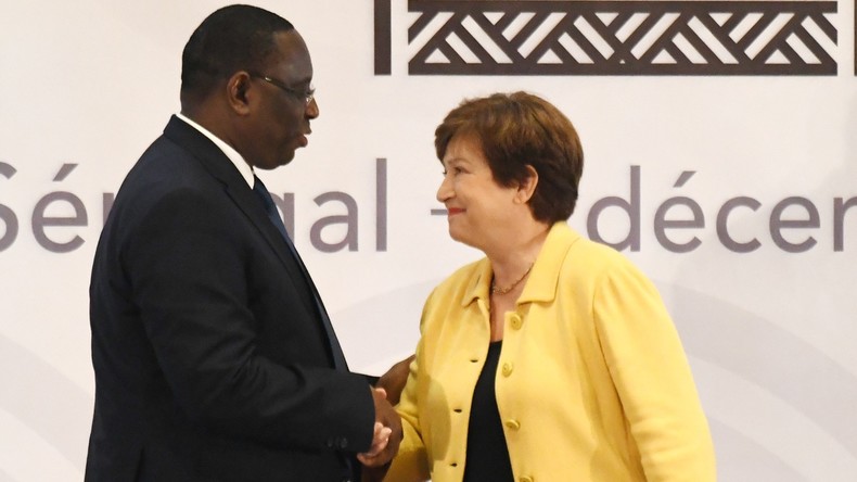 Le président Macky Sall avec la directrice générale du FMI