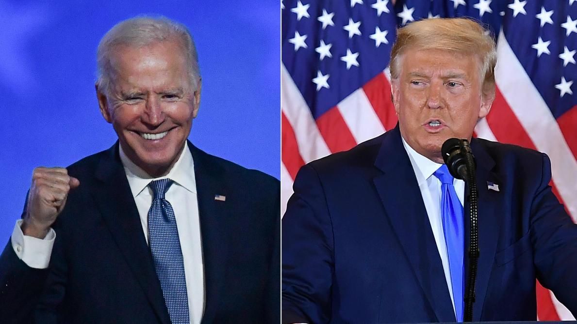 Trump évoque la victoire de Biden sur Twitter