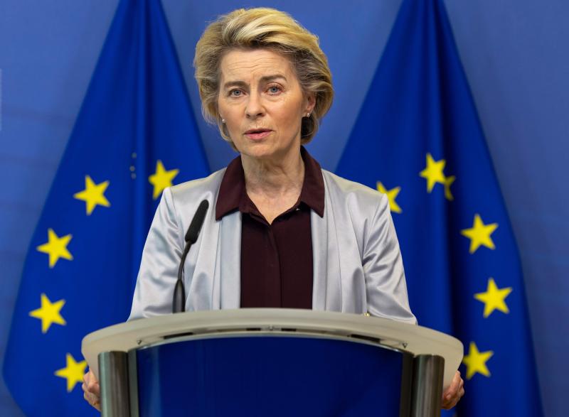 Ursula von der Leyen, présidente de la Commission de l'Union européenne