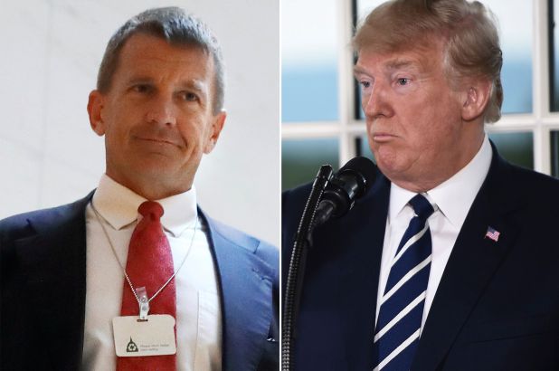 Erik Prince, le fondateur de Blackwater, et Donald Trump