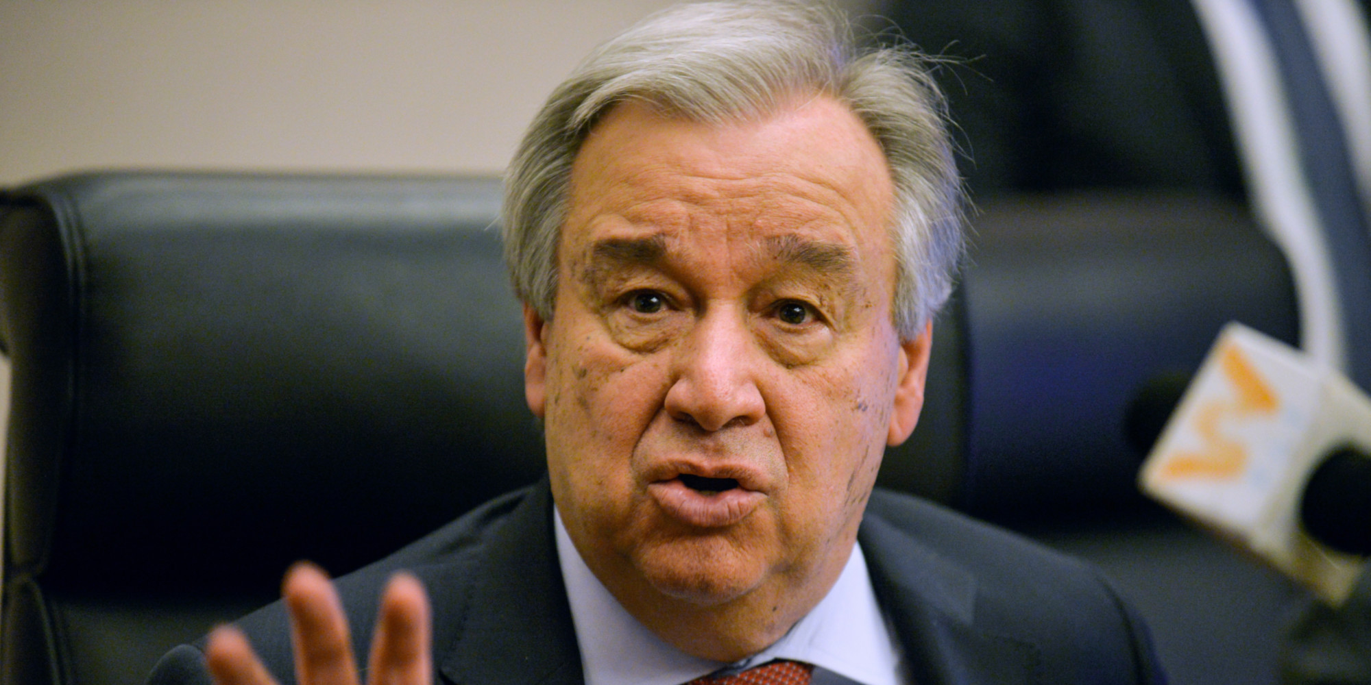 Le secrétaire général des Nations Unies Antonio Guterres