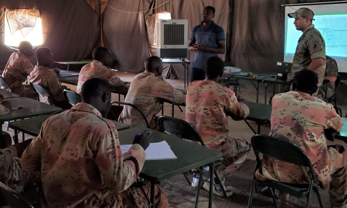 Formation de soldats maliens par des instructeurs américains