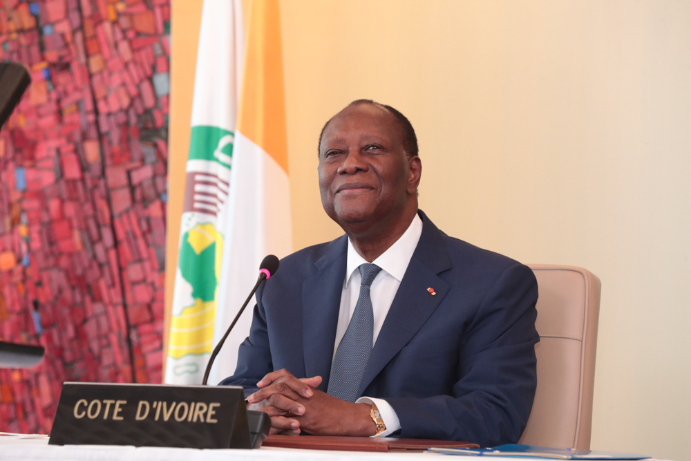 Le Président Alassane Ouattara