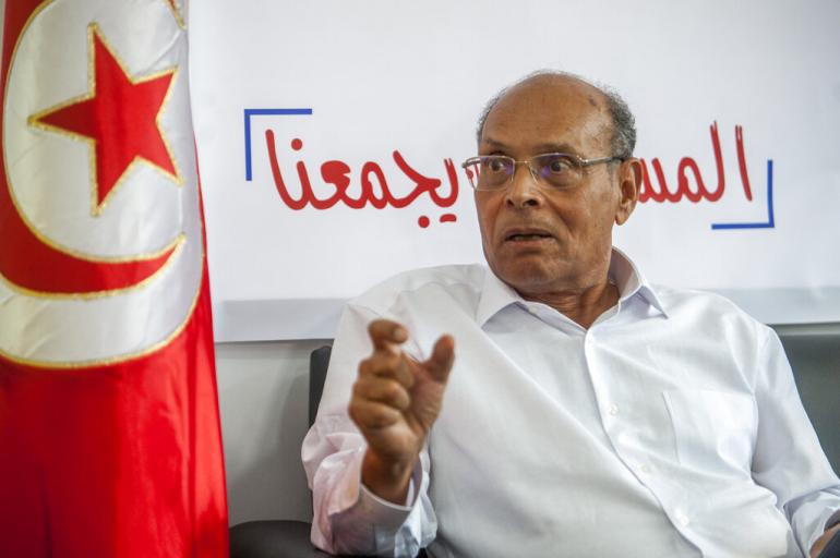 L'ancien Président Marzouki qui vit en exil à Paris