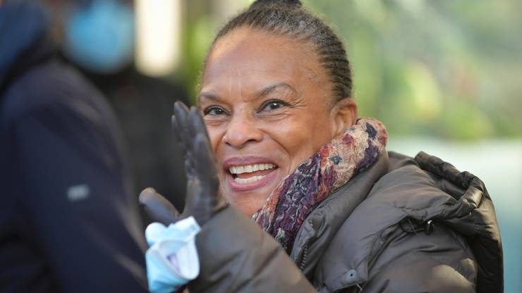 France - Christiane Taubira dans l'embouteillage des candidats à la présidentielle