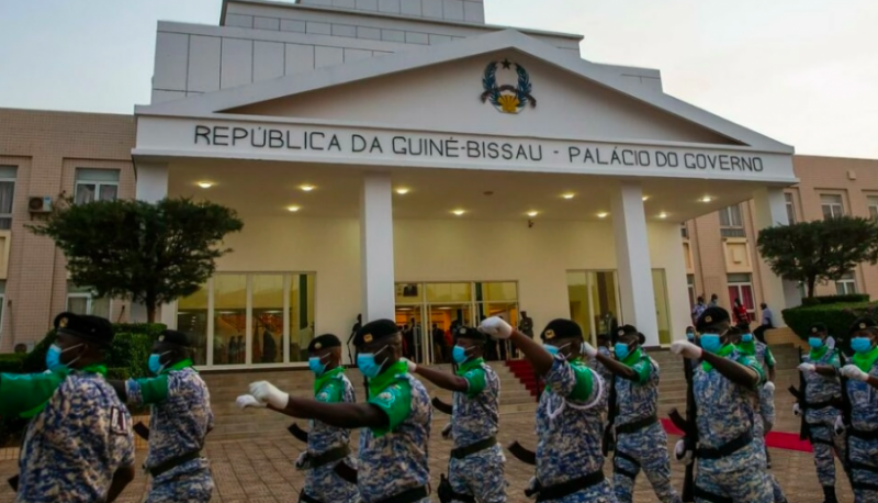 Le Palais du Gouvernement situé à la périphérie de la capitale Bissau (illustration)