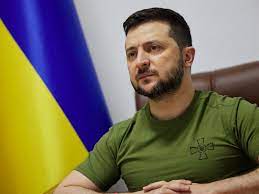 Le président Volodymyr Zelensky