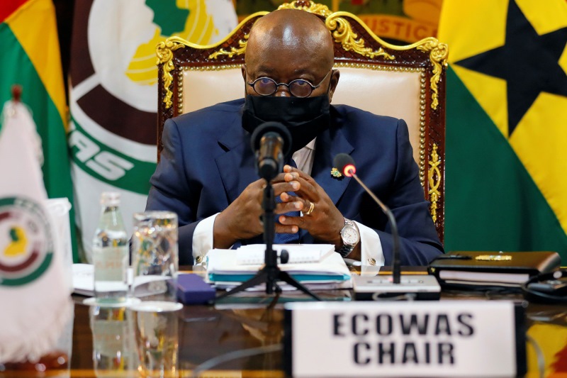 Nana Akufo-Addo, le président en exercice de la Cedeao