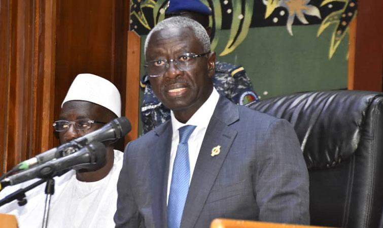 Amadou Mame Diop, président de l'assemblée nationale