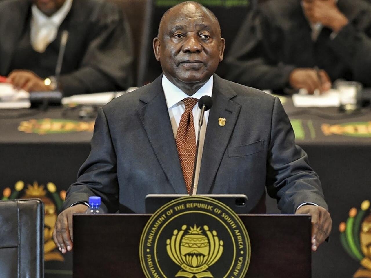 Le président sud-africain Cyril Ramaphosa