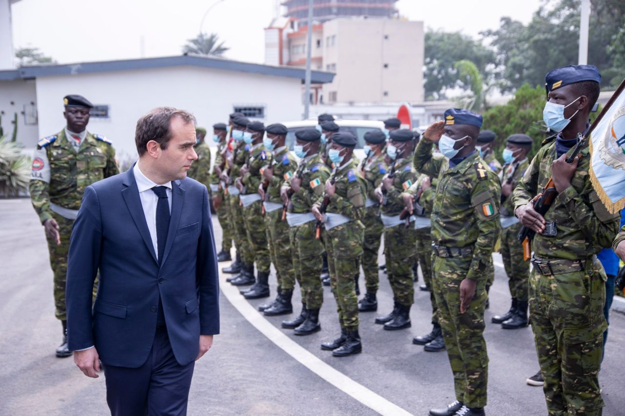 Le ministre français des Armées à Abidjan