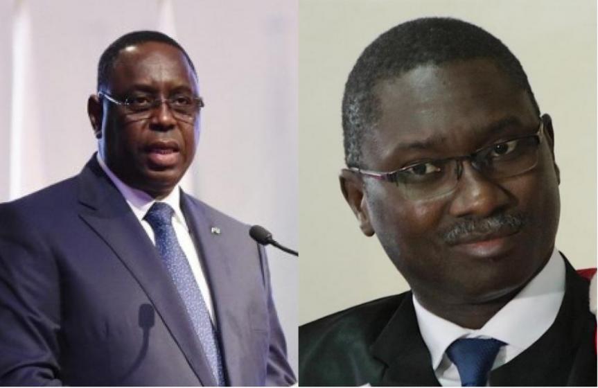 Le président Macky Sall et son ministre de la Justice Ismaïla Madior Fall, un des artisans de la Constitution de 2016