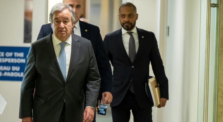 Le secrétaire général des Nations unies, Antonio Guterres