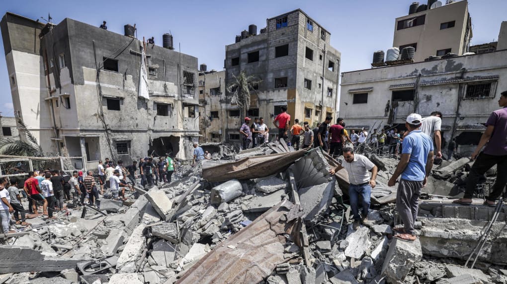 Palestine - Destruction de centaines de bâtiments dans des frappes israéliennes nocturnes sur Gaza