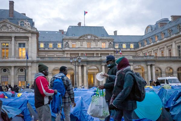 Des sans-papiers en France