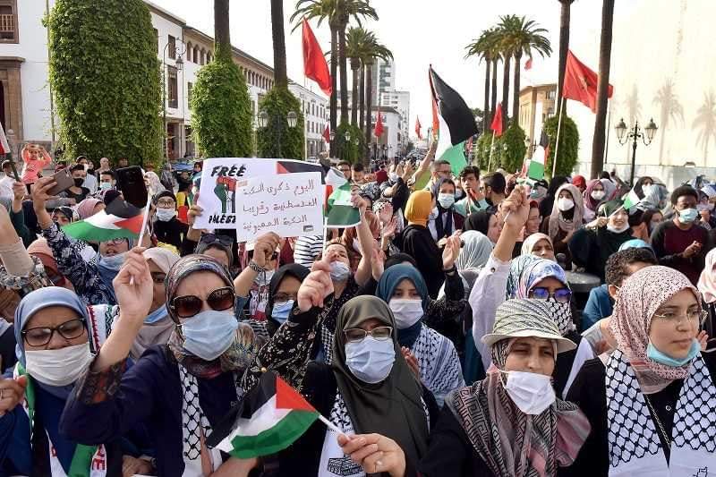 Des milliers de Marocains solidaires avec Gaza, dénoncent la normalisation avec Israël