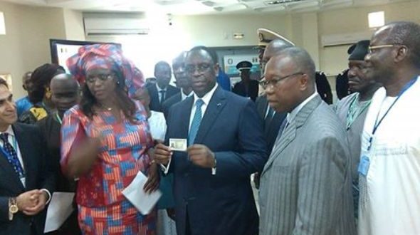 Macky Sall, lors du lancement de la CNI Cedeao en octobre 2016