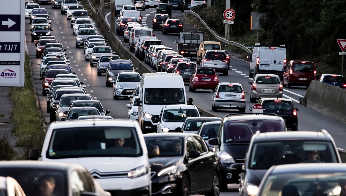 Île-de-France : les bouchons atteignent des chiffres record