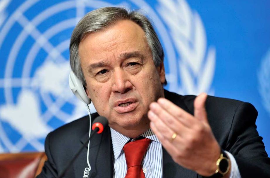 Le secrétaire général de l'ONU Antonio Guterres