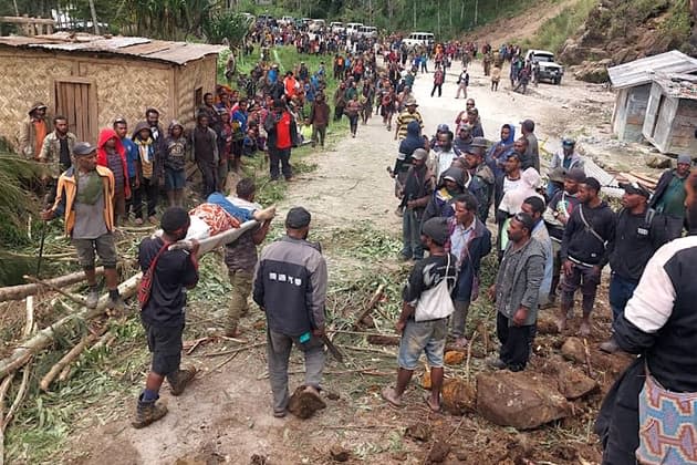 Papouasie–Nouvelle-Guinée - Au moins 670 morts dans le glissement de terrain, estime l’ONU