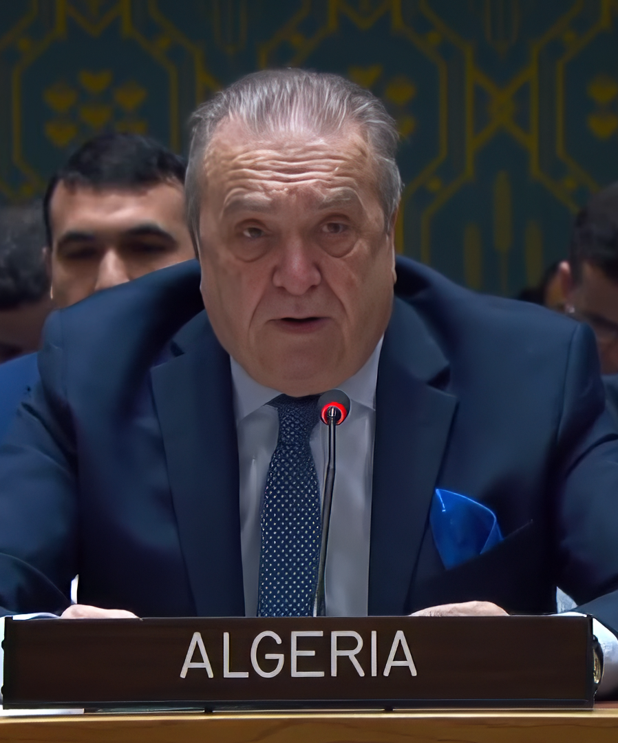 Amar Bendjama, ambassadeur d'Algérie aux Nations unies