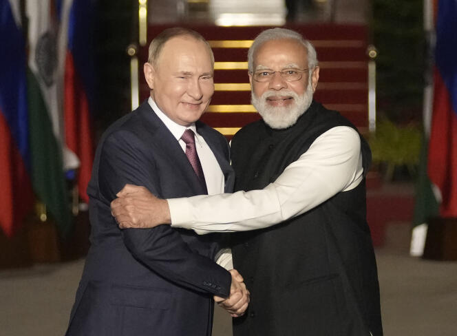 Modi à Moscou pour la première fois depuis l’attaque sur l’Ukraine