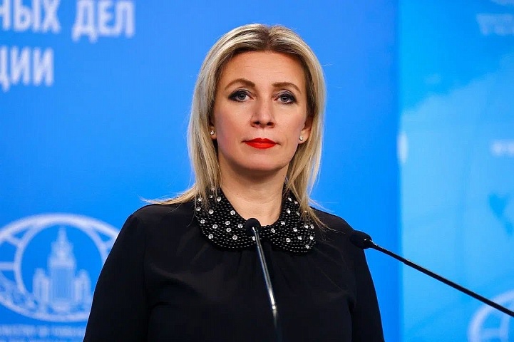 Maria Zakharova, porte-parole de la diplomatie russe