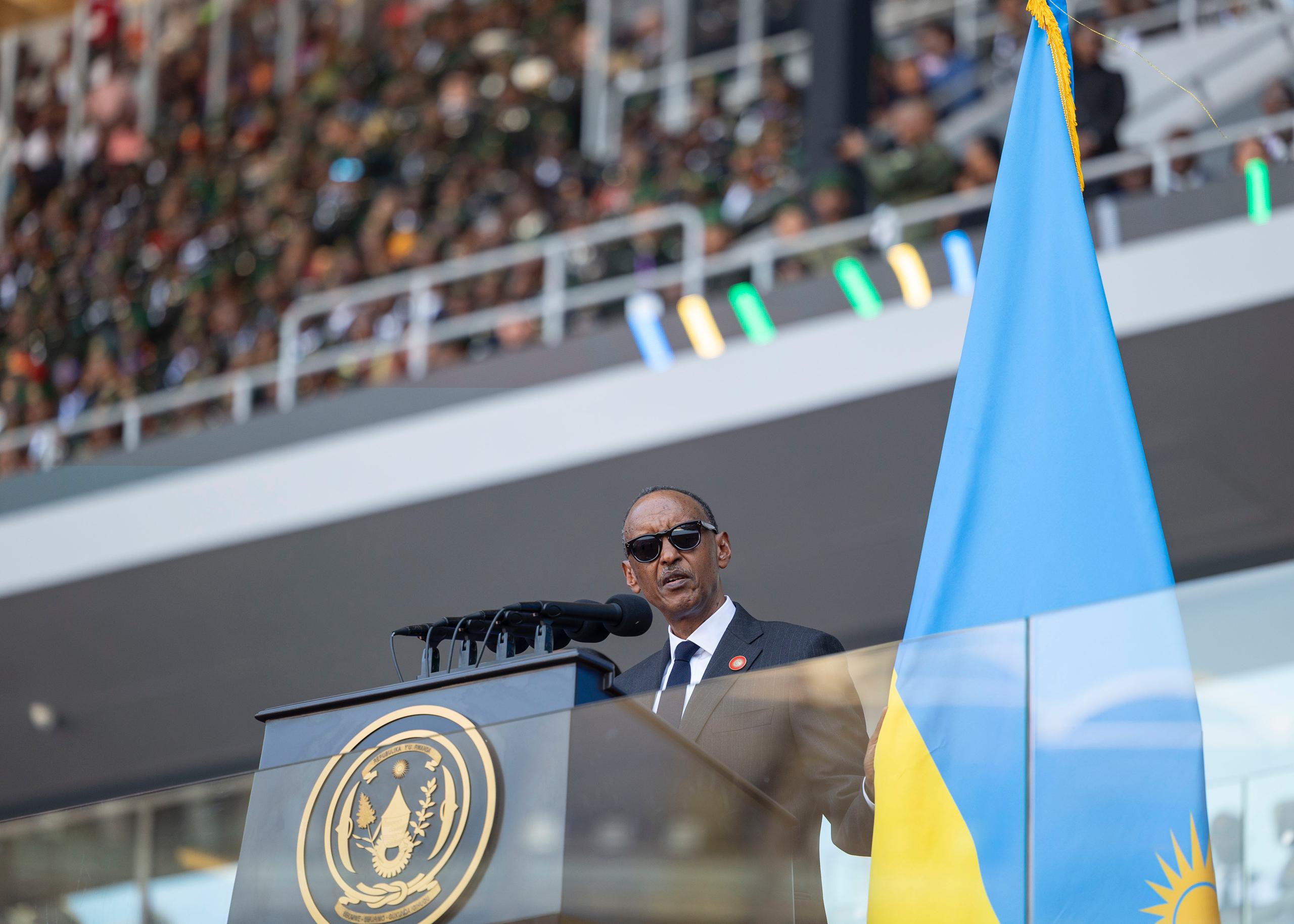 Paul Kagame a prêté serment au stade Amahoro de Kigali le 11 août 2024 pour un nouveau mandat présidentiel à la tête du Rwanda (photo Présidence rwandaise)