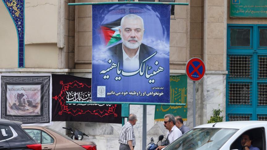 Ismaïl Haniyeh, le chef du Hamas assassiné à Téhéran. Une "humiliation" que l'Iran souhaite faire payer à Israël.