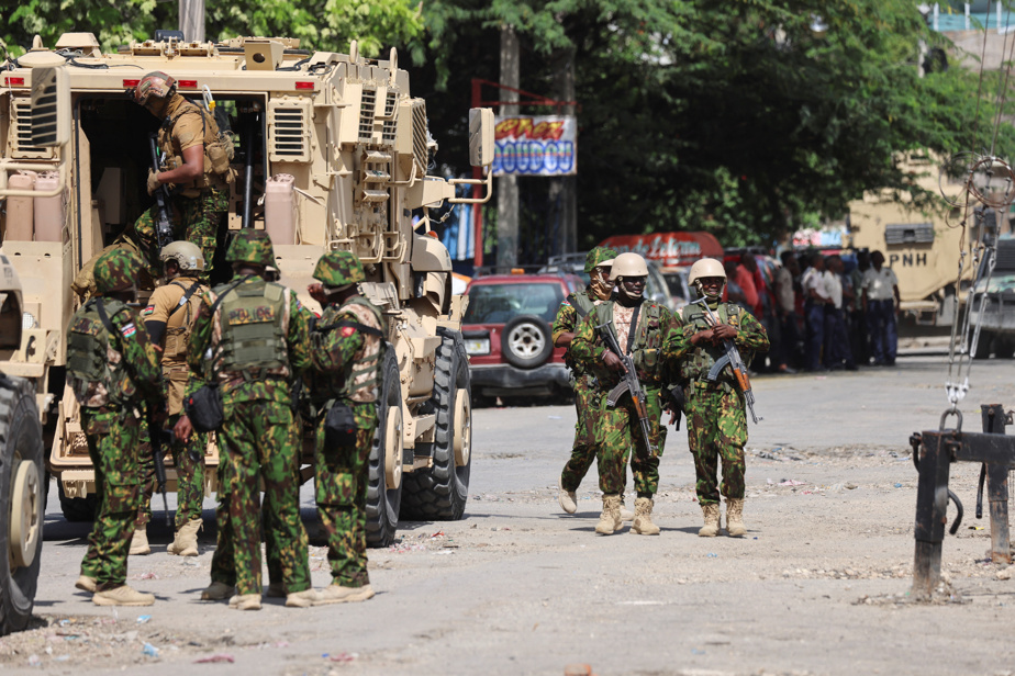 Des policiers kenyans à Port-au-Prince