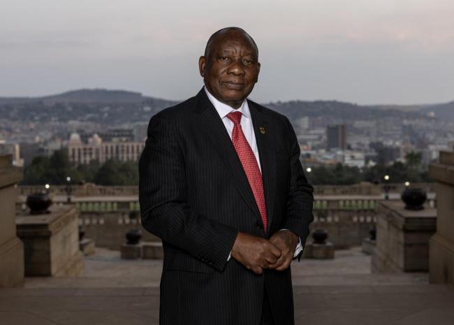 Le président Ramaphosa