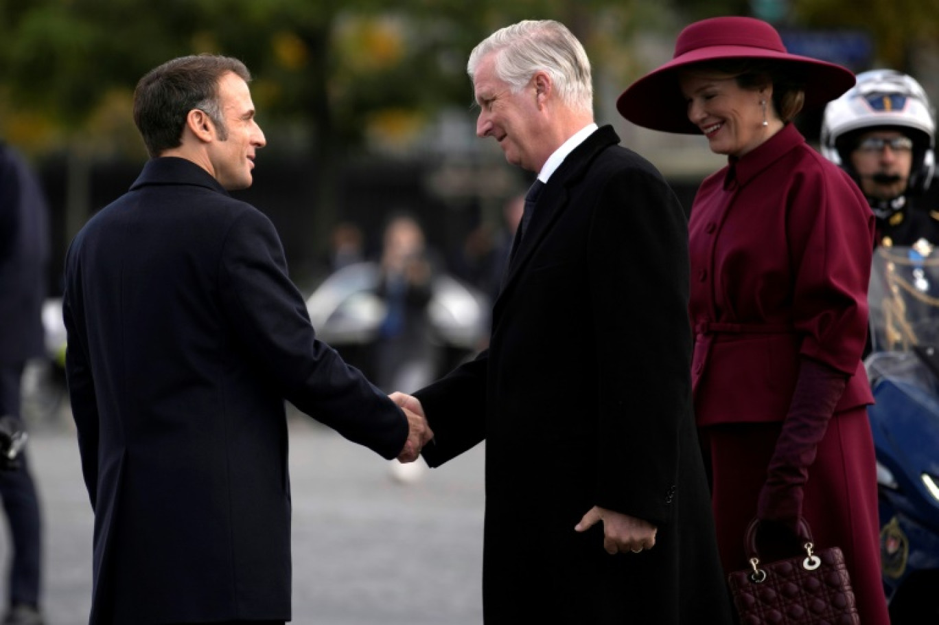 Le roi des Belges Philippe et son épouse Mathilde entament une visite d'Etat en France